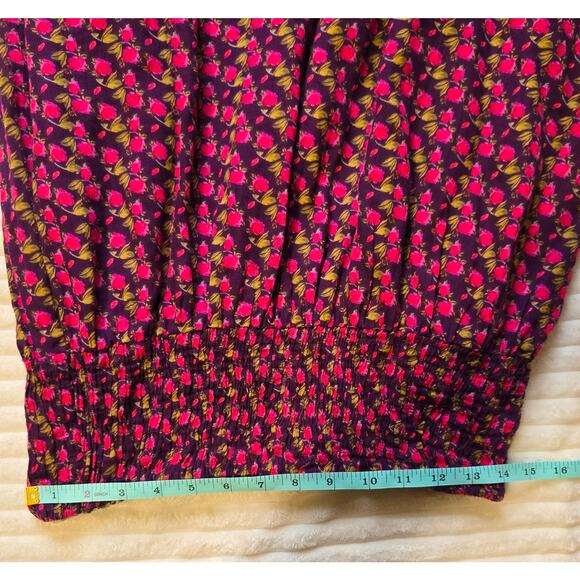 Natural Life Smocked Floral Reversible Skirt - Picture 6 of 8